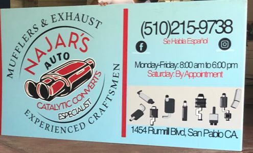 Najar’s Muffler Shop And Auto Repair San Pablo