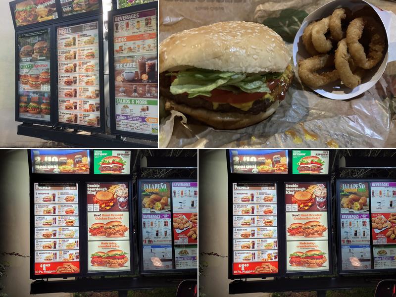 Burger King Menu