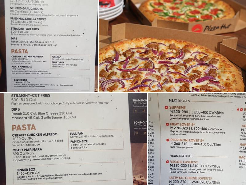 Pizza Hut Menu