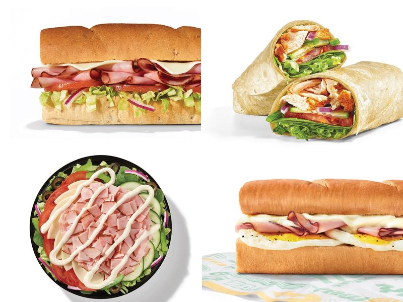 Subway Menu