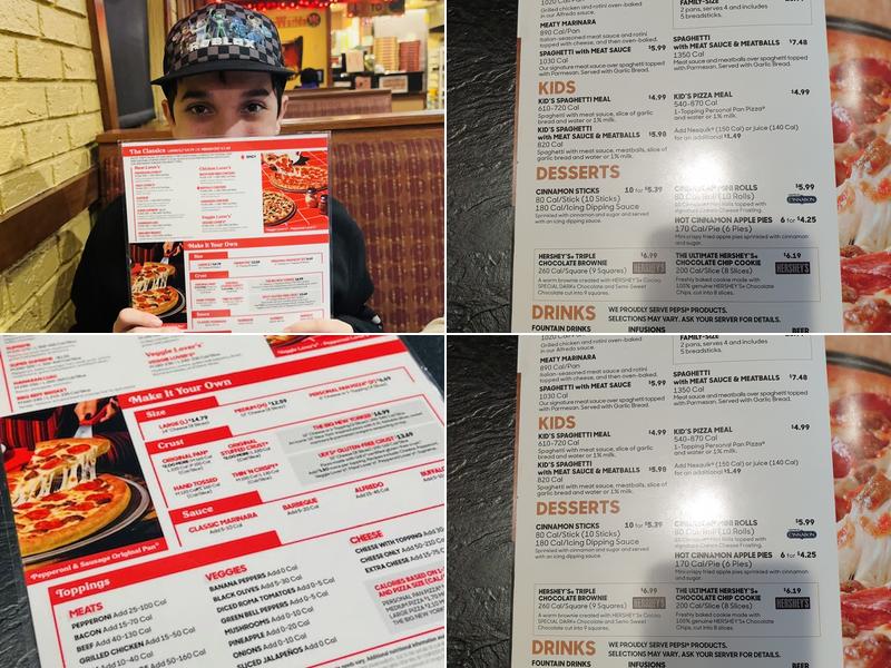 Pizza Hut Menu