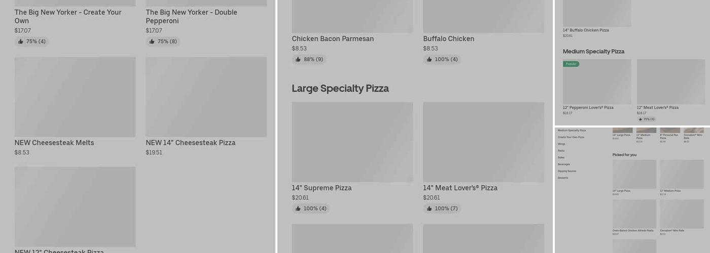 Pizza Hut Menu