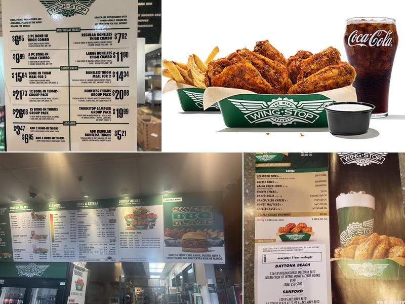 Wingstop Menu