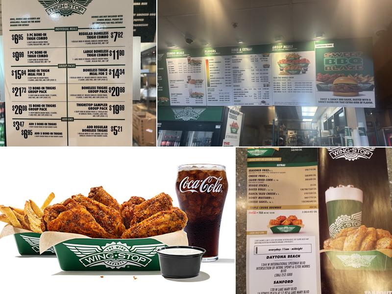 Wingstop Menu
