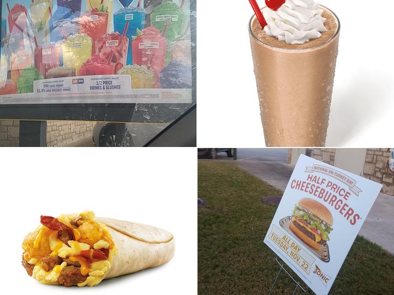 Sonic Drive-In Menu