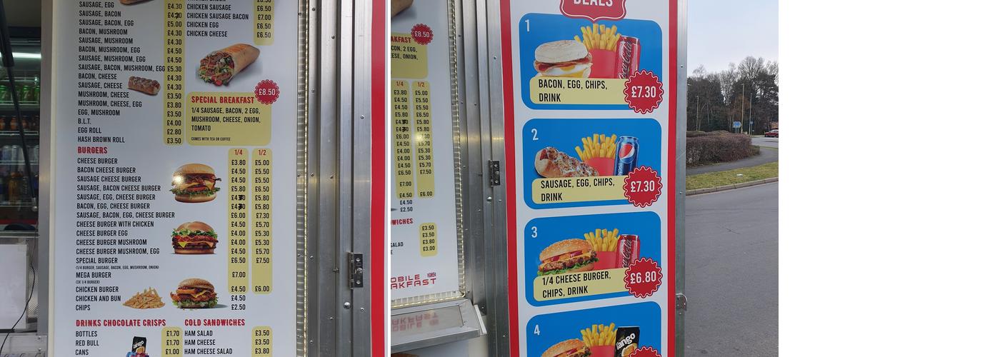 Mobile Breakfast Menu