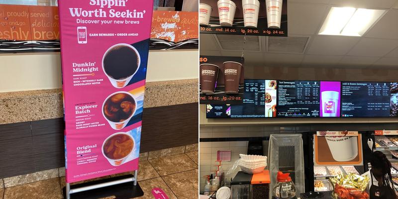 Dunkin' Menu