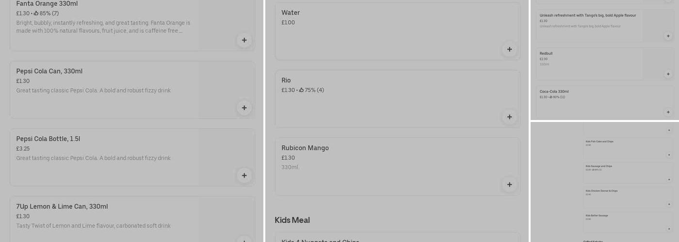 Micky's fish&chips kebabs Menu