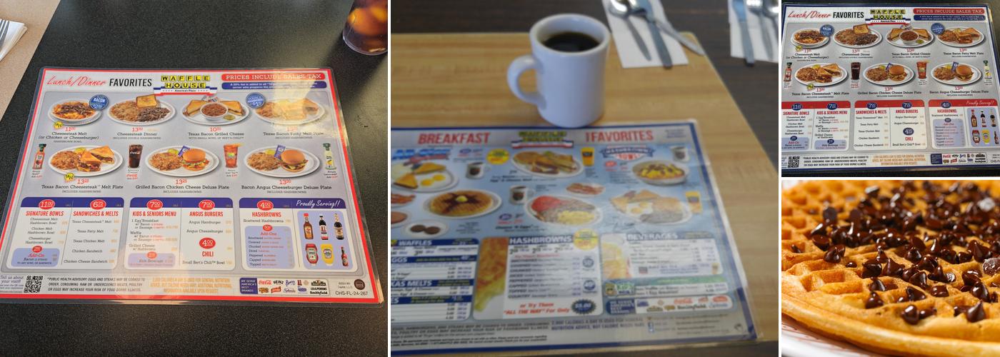 Waffle House Menu