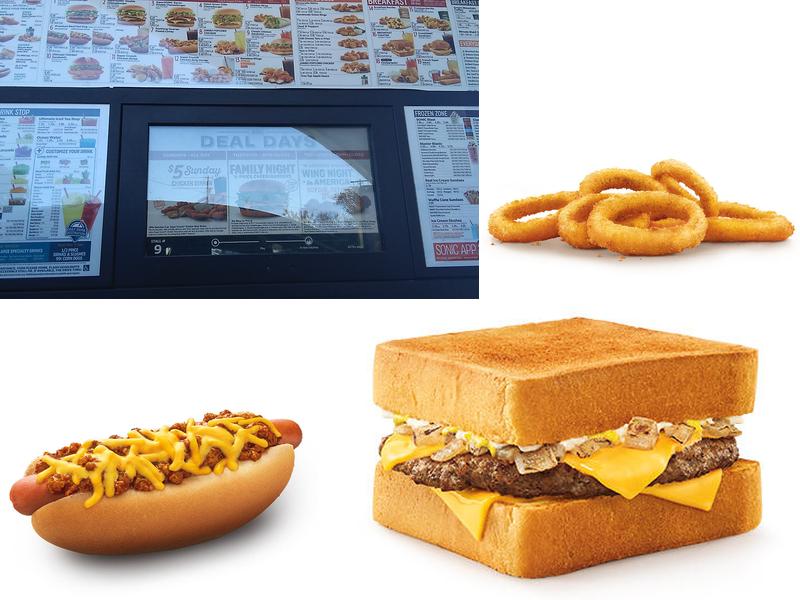 Sonic Drive-In Menu