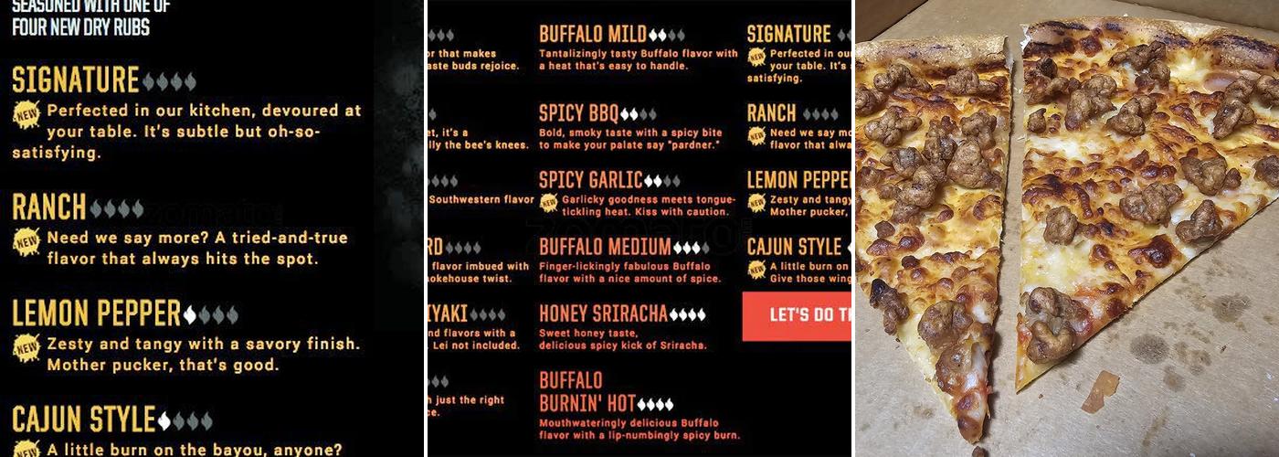Pizza Hut Menu