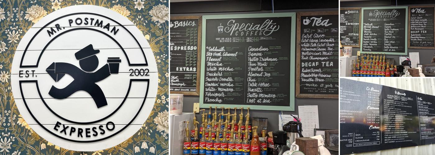 Mr. Postman Expresso Menu