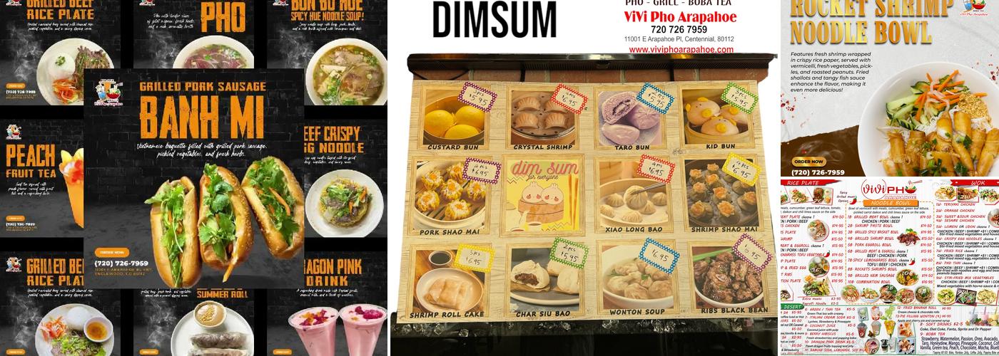 Vivi Pho Arapahoe Menu