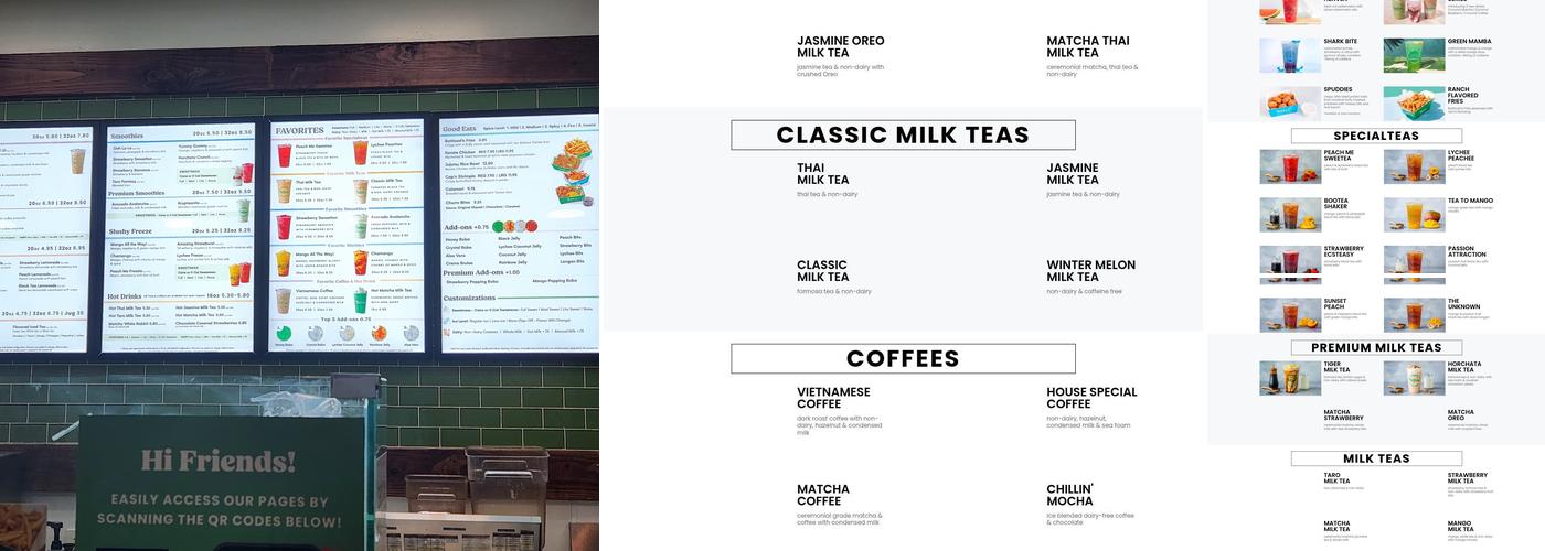 Tastea Glendale, AZ Menu