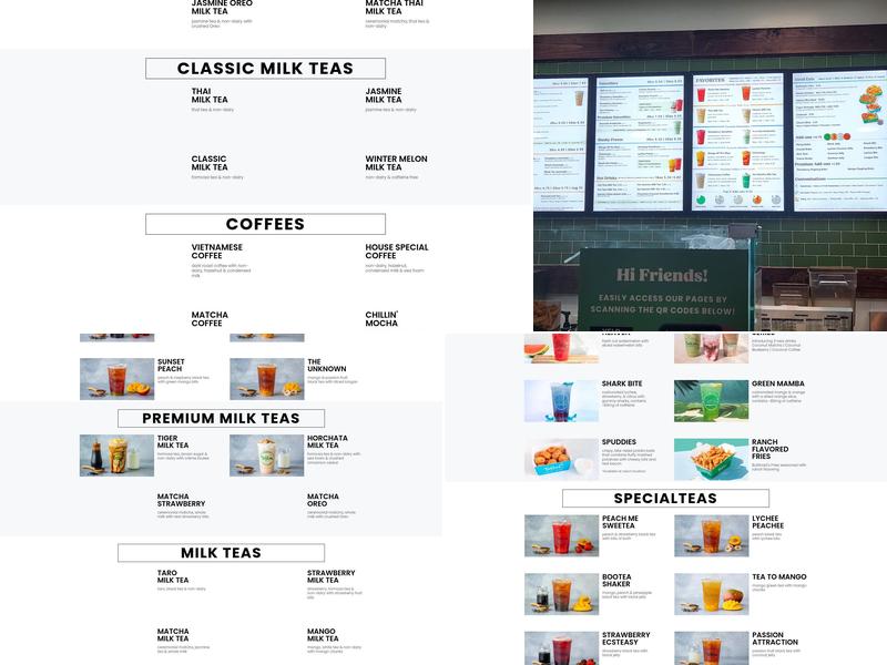 Tastea Glendale, AZ Menu