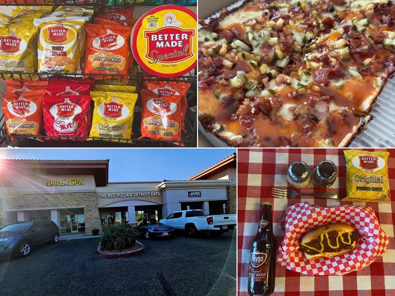 The Rec Pizza and Detroit Eats