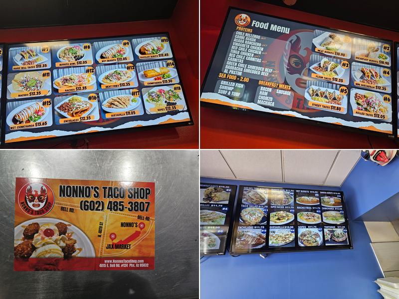 Maskadores Taco Shop Menu