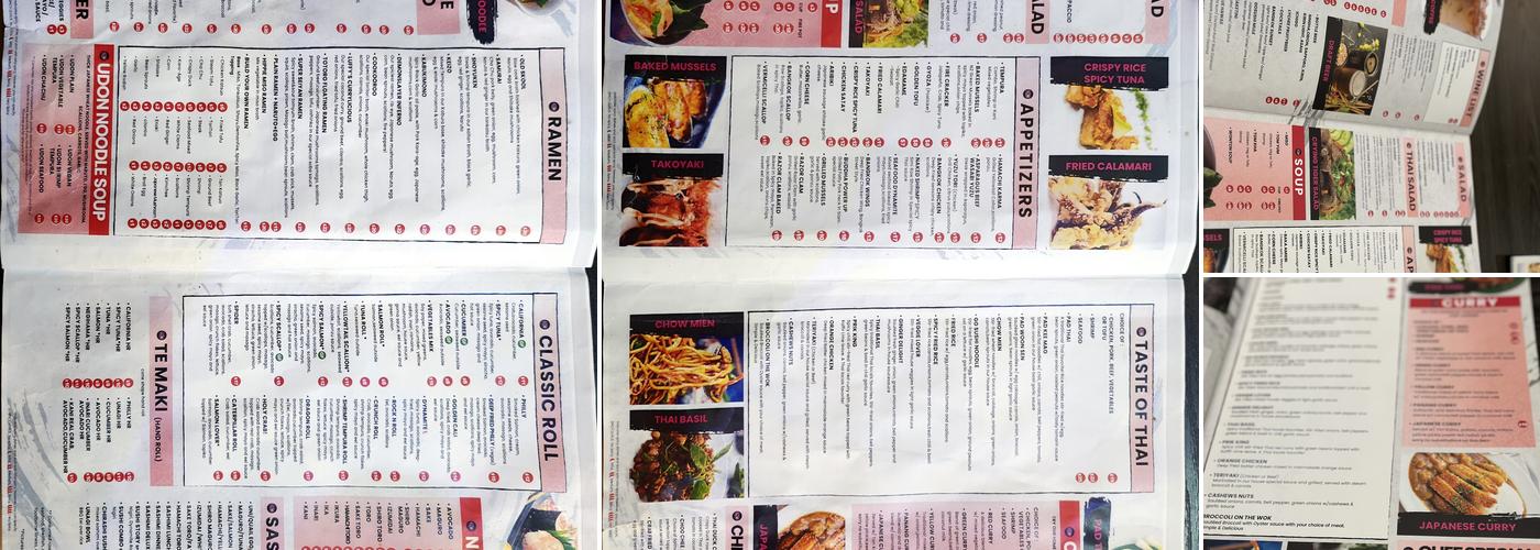 Go Sushi Menu