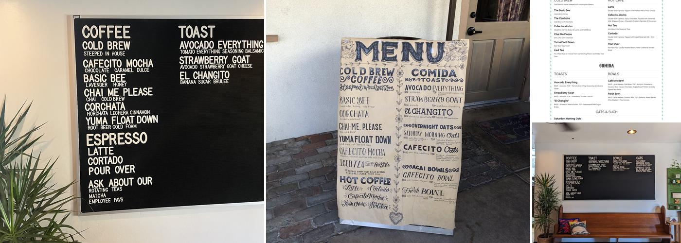 Cafecito Menu