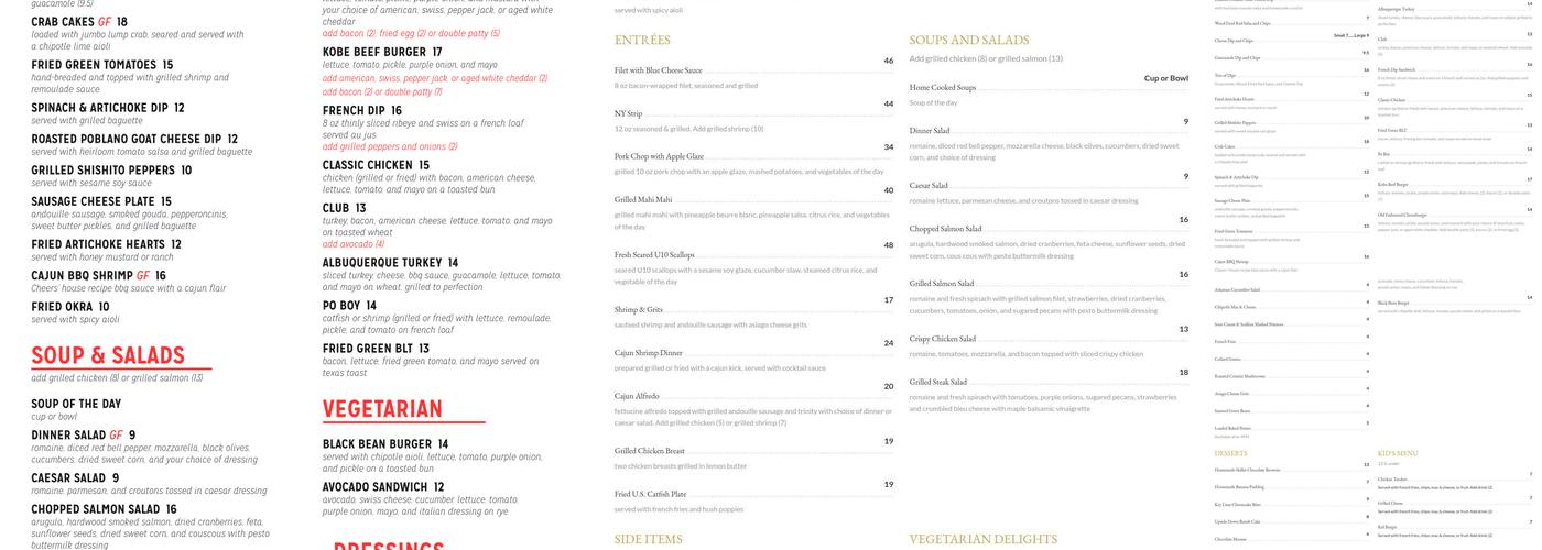 Cheers at the OPO Menu