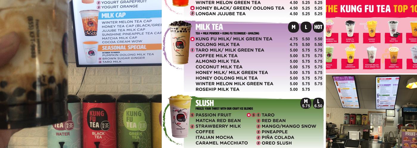 Kung Fu Tea Menu