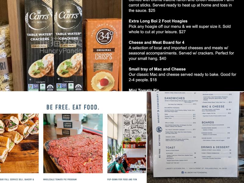 Liberty Kitchen PHL Menu