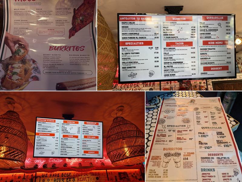 El Santo Taqueria Menu