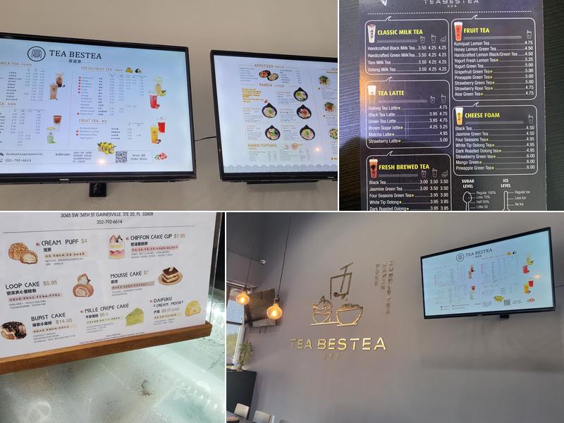 Tea Bestea & The Loop Cake Menu