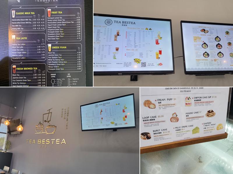 Tea Bestea & The Loop Cake Menu