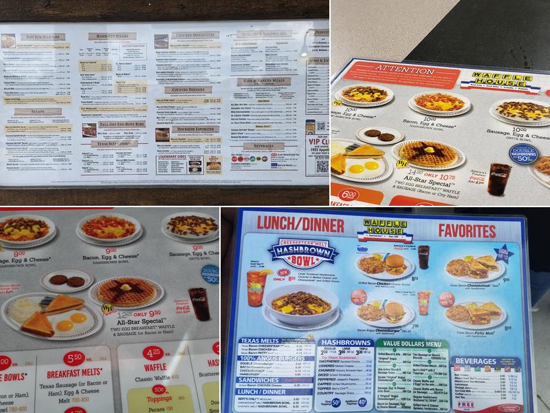 Waffle House Menu