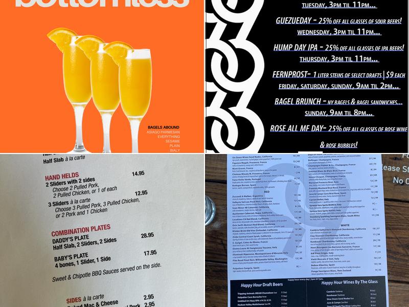 99 Bottles | Craft Beer Bar • Wine Bar Menu