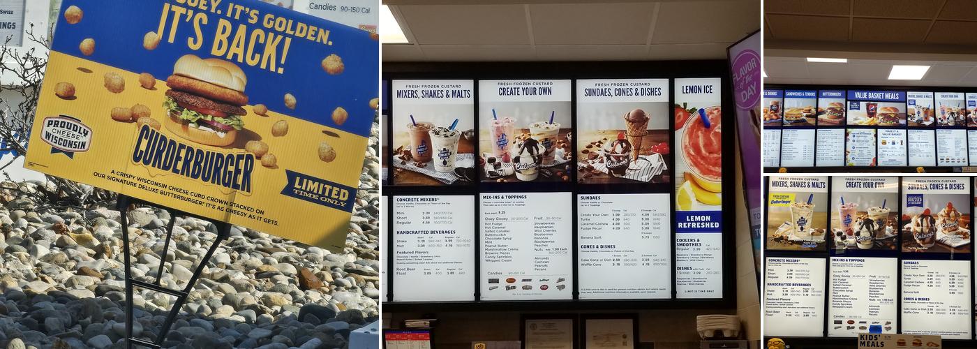 Culver’s Menu