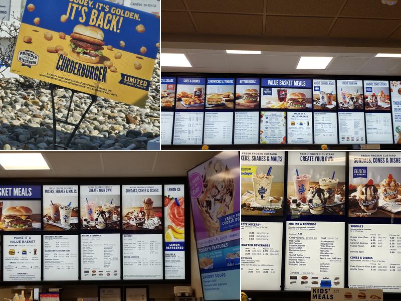 Culver’s Menu