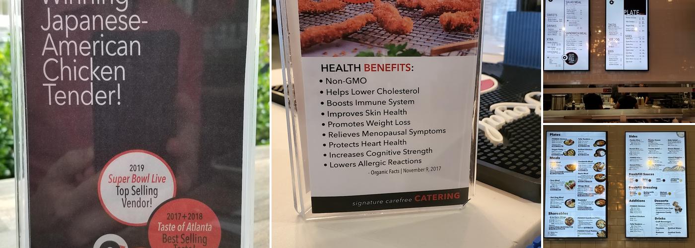 PONKO Chicken Midtown Menu