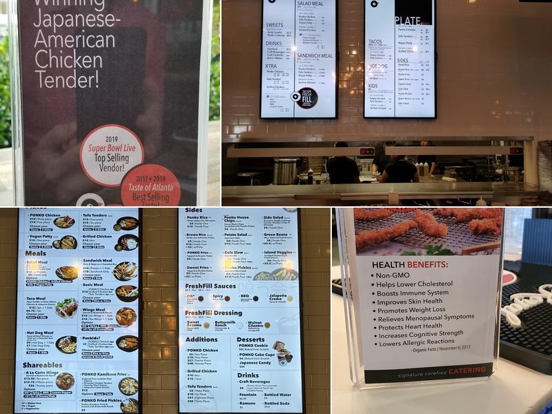 PONKO Chicken Midtown Menu