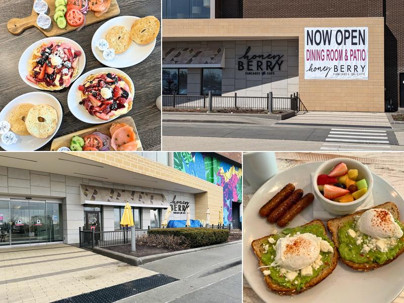 Honey Berry Pancakes and Cafe