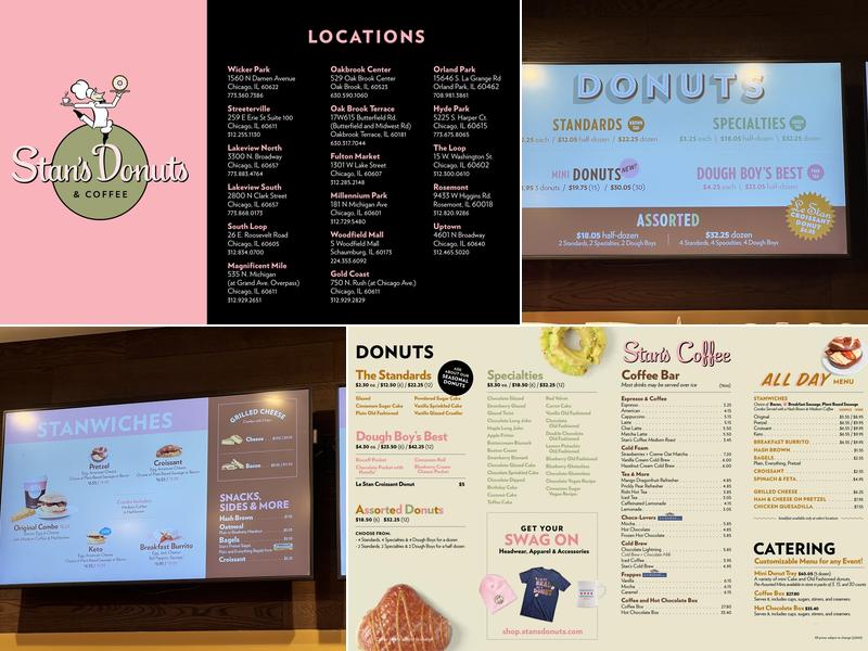 Stan's Donuts & Coffee Menu
