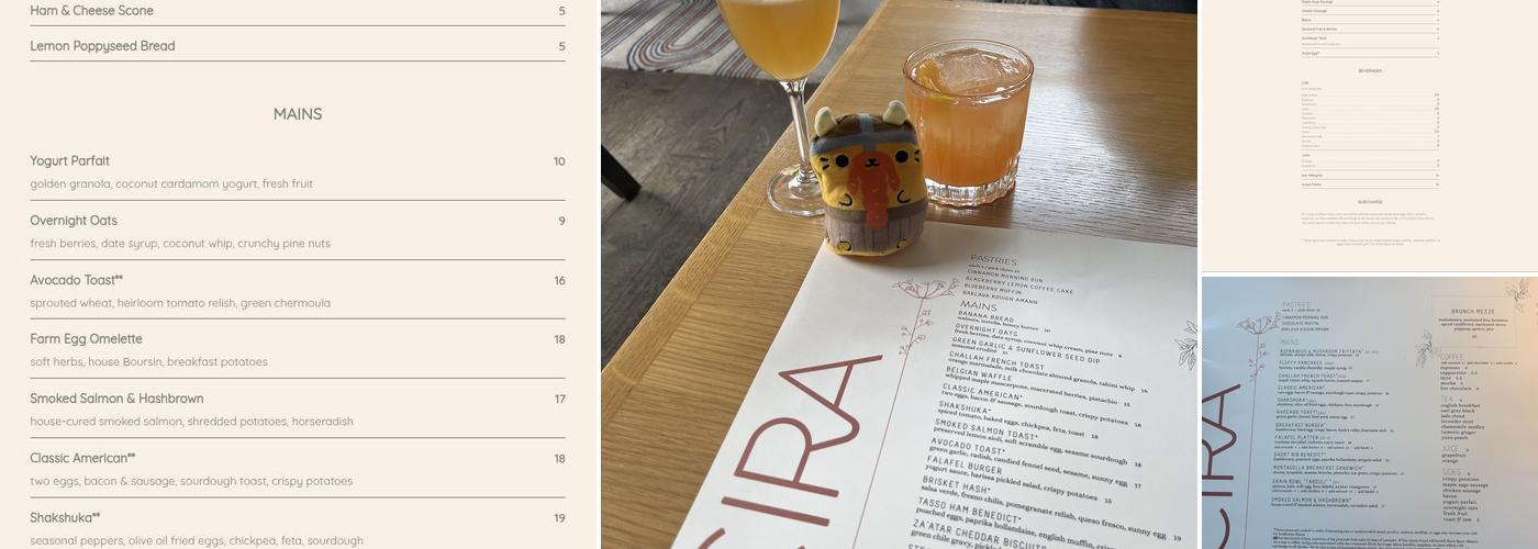 Cira Menu