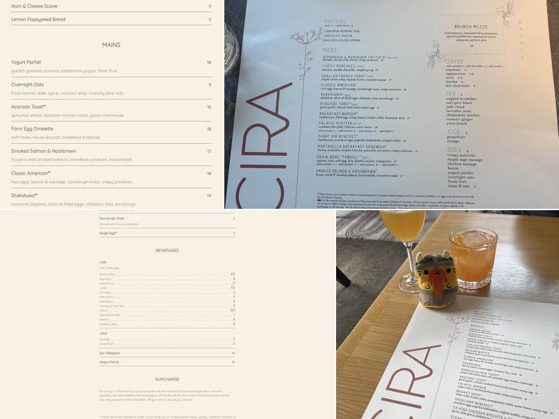 Cira Menu