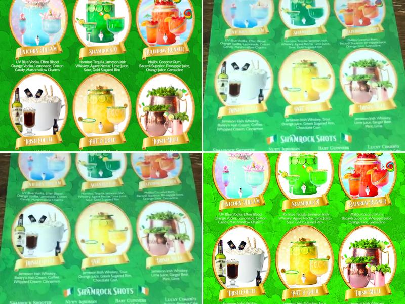 Charm'd Bar Menu