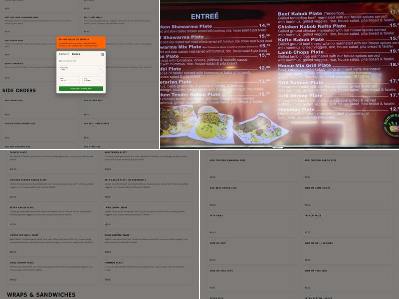 Hummus Grill Chicago Menu