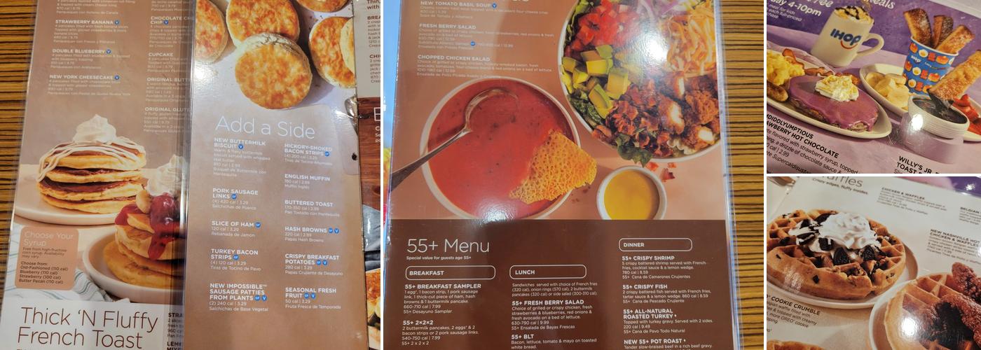 IHOP Menu