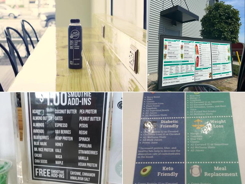 Main Squeeze Juice Co. Menu