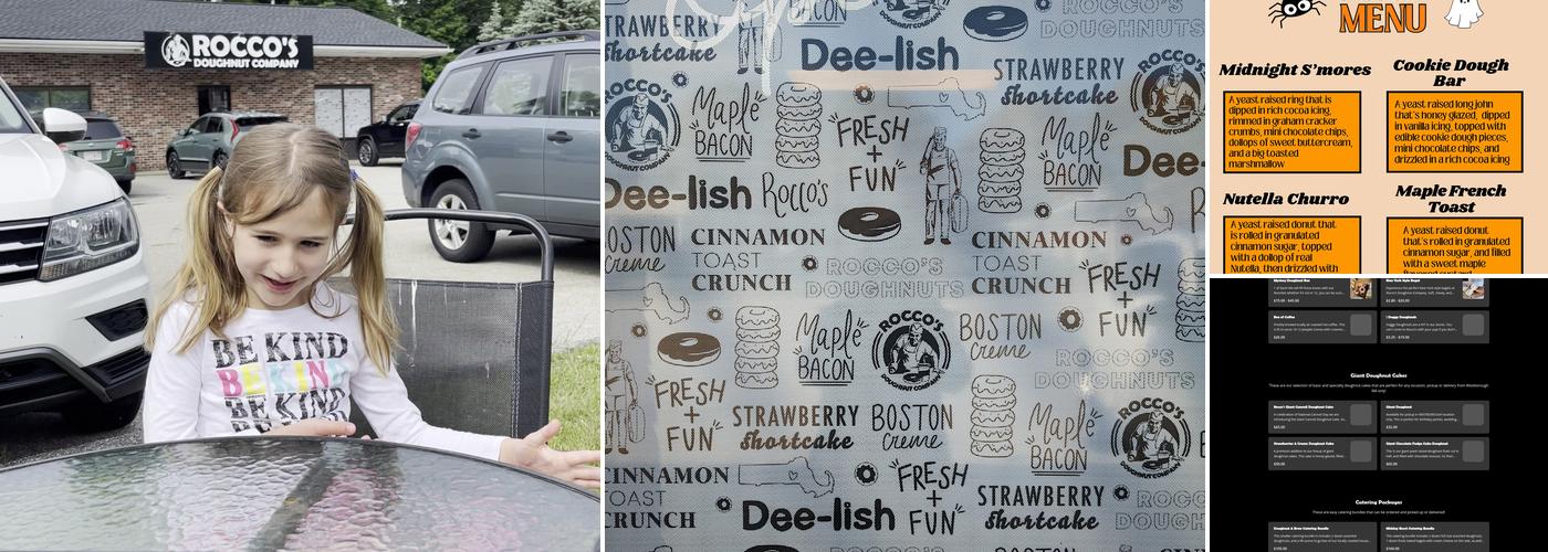 Roccos Doughnut Company Menu