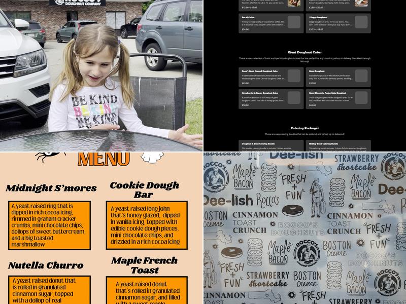 Roccos Doughnut Company Menu