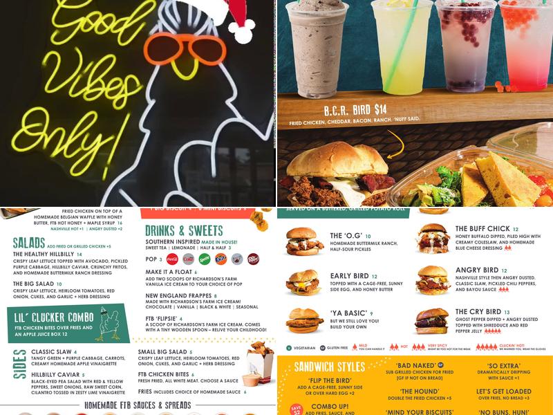 Flip The Bird Menu