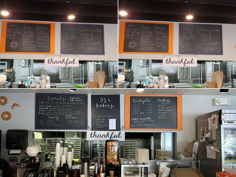 DJ’s Bakery Menu