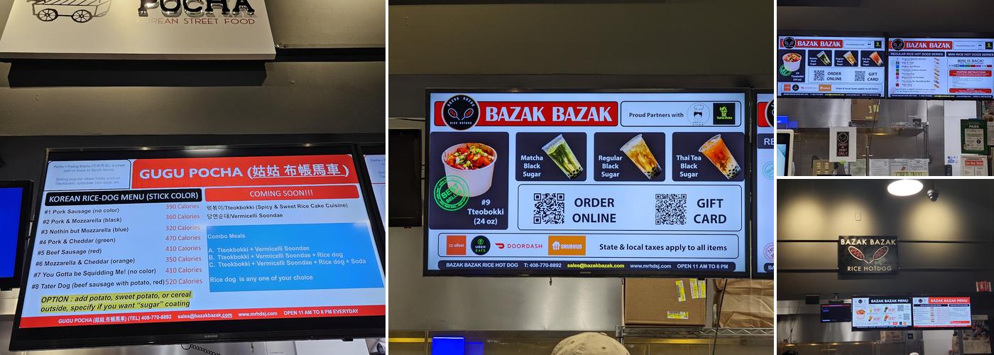 Bazak Bazak Rice Hot Dog Menu