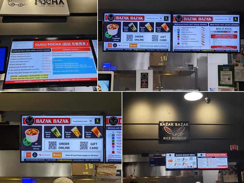 Bazak Bazak Rice Hot Dog Menu