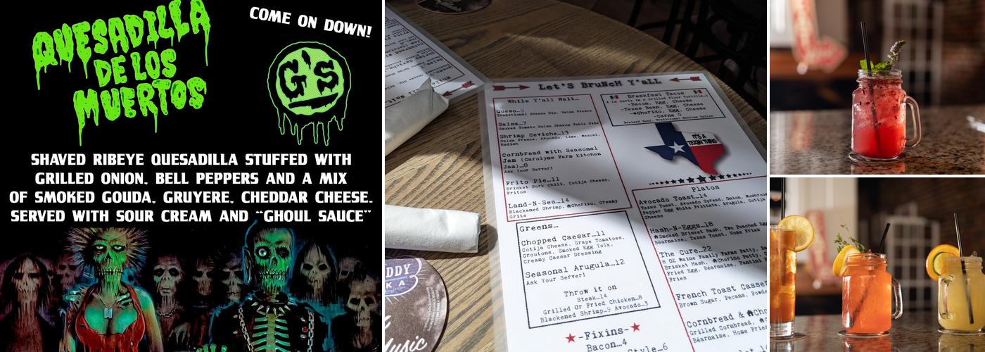 G's Texas Southern Flare Menu